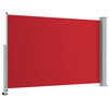 vidaXL Auvent lat&eacute;ral r&eacute;tractable de patio 160x300 cm Rouge