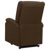vidaXL Fauteuil Marron fonc&eacute; Tissu