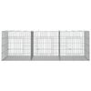 vidaXL Cage à lapin 3 panneaux 163x79x54 cm Fer galvanisé