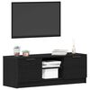 vidaXL Meuble TV Chêne noir 102 x 32 x 35.5 cm Bois d'ingénierie