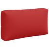 vidaXL Coussins de palette lot de 3 rouge tissu