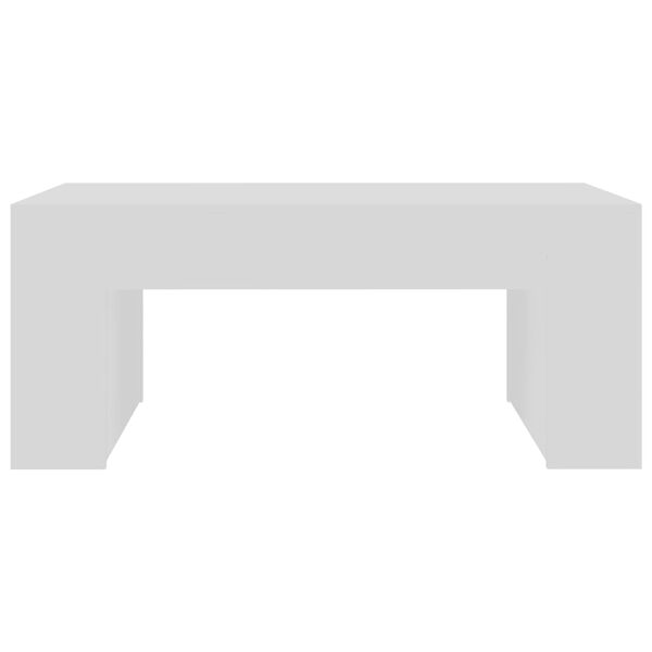 vidaXL Table basse blanc 100x60x42 cm bois d'ingénierie