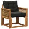 vidaXL Sofa de milieu ext&eacute;rieur Bois d'Acacia Massif Naturel