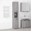 vidaXL Armoire de bain Sonoma gris 32x34x188,5 cm Bois d'ing&eacute;nierie