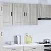 vidaXL Armoire murale de cuisine Porto sonoma gris bois d'ing&eacute;nierie