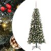 vidaXL Sapin de No&euml;l artificiel Vert 150 cm PVC, plastique et acier