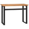 vidaXL Bureau 100x45x75 cm Bois de teck massif
