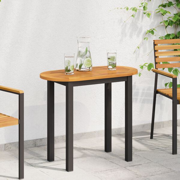 vidaXL Plateau de table Marron 80 x 40 x 2 cm Bois d'Acacia Massif