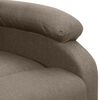 vidaXL Fauteuil Taupe Tissu