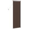 vidaXL Store V&eacute;nitien R&eacute;glable Marron fonc&eacute; avec motif 150 x 50 cm PVC
