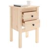 vidaXL Table de chevet 40x35x61,5 cm Bois de pin massif
