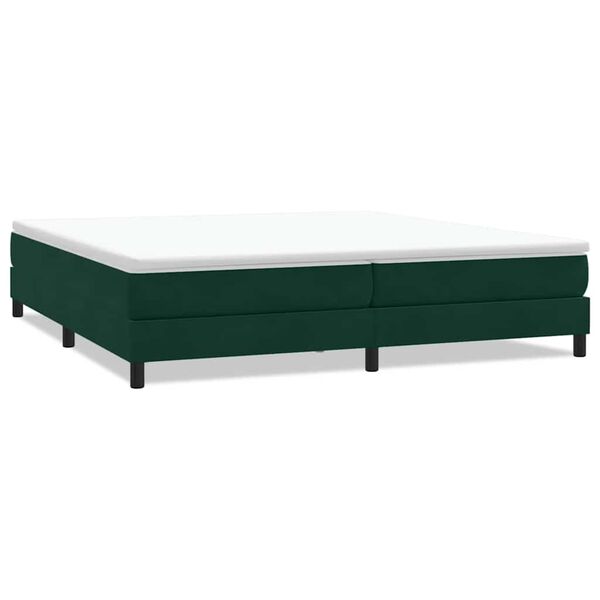 vidaXL Sommier &agrave; lattes de lit sans matelas vert fonc&eacute; 200x210cm