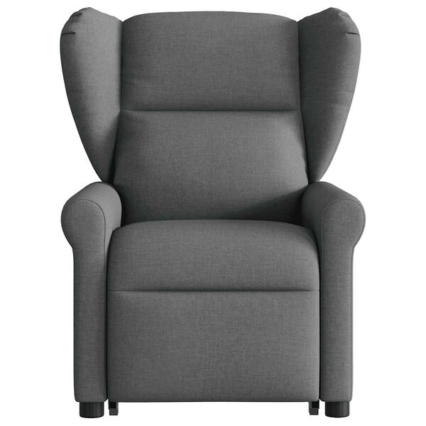 vidaXL Fauteuil inclinable &eacute;lectrique gris fonc&eacute; tissu
