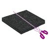 vidaXL Tapis en Caoutchouc Noir Caoutchouc