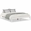 vidaXL Cadre de lit extra long sans matelas 140x210 cm bois massif pin