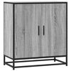 vidaXL Buffet sonoma gris 68x35x76 cm bois d'ing&eacute;nierie et m&eacute;tal