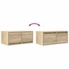 vidaXL Meuble TV chêne sonoma 60x31x25,5 cm bois d'ingénierie
