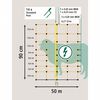 Neutral Filet électrifié pour moutons OviNet 90 cm Orange
