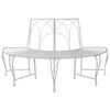 vidaXL Banc d'Arbre 4-Nombre de places 160 x 80 x 89 cm Acier