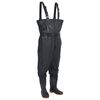 vidaXL Cuissardes avec bottes et ceinture noir taille 40