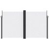 vidaXL Auvent lat&eacute;ral r&eacute;tractable blanc 200x1200 cm