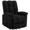 vidaXL Fauteuil Noir Tissu