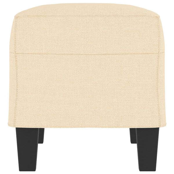 vidaXL Banc Cr&egrave;me 70x35x41 cm Tissu