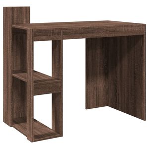 vidaXL Bureau ch&ecirc;ne marron 103,5x56,5x94 cm bois d'ing&eacute;nierie