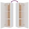vidaXL Ensemble de meubles TV 8 pcs Blanc Bois d'ingénierie