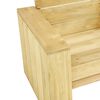 vidaXL Salon de jardin 3 pcs Bois de pin imprégné