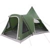 vidaXL Tente tipi avec toit avec stockage Vert 545 x 450 x 295 cm