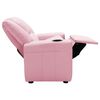 vidaXL Fauteuil inclinable enfants Similicuir Rose