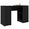 vidaXL Bureau ch&ecirc;ne noir 120x42x76 cm bois d'ing&eacute;nierie