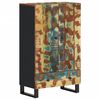 vidaXL Buffet haut et tiroir 60x33x100 cm bois massif r&eacute;cup&eacute;ration/fer