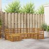 vidaXL Ensembles de canap&eacute;s 6 pcs Naturel Bois d'Acacia Massif