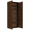 vidaXL Armoire &agrave; chaussures Ch&ecirc;ne marron 80x35,5x180cm Bois ing&eacute;nierie