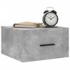 vidaXL Table de chevet murale gris b&eacute;ton 35x35x20 cm