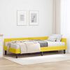 vidaXL Cadre de lit d'angle avec matelas Autre 2 pcs Jaune Velours