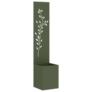 vidaXL &Eacute;cran de confidentialit&eacute; de jardin Vert olive 32 x 32 x 150 cm