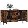 vidaXL Buffet ch&ecirc;ne fum&eacute; 100x36x60 cm bois d'ing&eacute;nierie