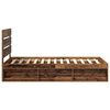 vidaXL Cadre de lit Bois ancien 75 x 190 cm Bois de pin massif