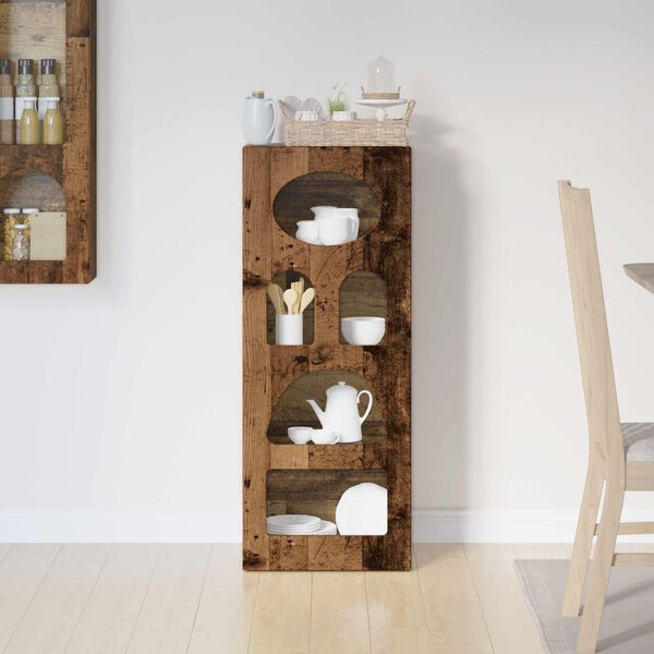 vidaXL Buffet Bois ancien 40 x 35 x 100,5 cm Bois d'ing&eacute;nierie