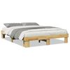 vidaXL Cadre de lit sans matelas 160x200 cm bois massif de chêne