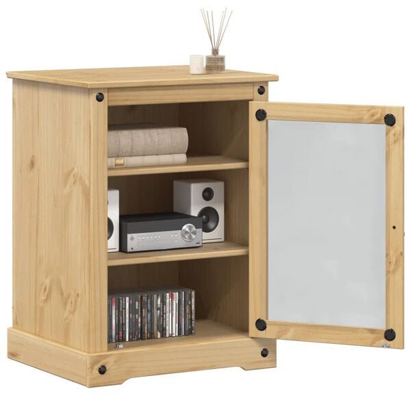 vidaXL Meuble HiFi Corona 60x50x82 cm bois de pin massif