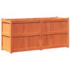 vidaXL Jardini&egrave;re cire marron 150x50x70 cm bois de pin massif