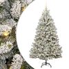 vidaXL Sapin de No&euml;l artificiel 180 cm 300 LED Blanc chaud
