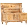 vidaXL Bo&icirc;te de rangement 100x38x45 cm Bois de manguier solide