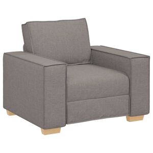 vidaXL Canap&eacute;-chaise Taupe 100x78x84 cm Tissu