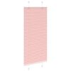 vidaXL Store pliss&eacute; rose 65x150 cm largeur du tissu 64,4 cm polyester