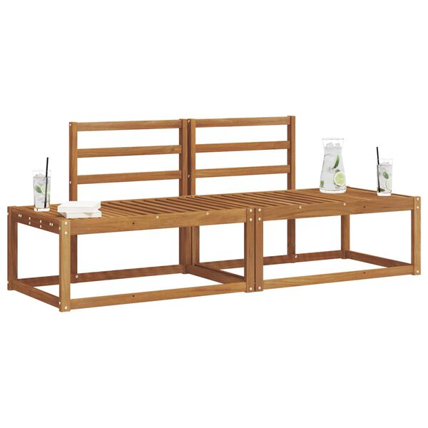 vidaXL Ensemble de canap&eacute;s d'ext&eacute;rieur 2 pcs Naturel